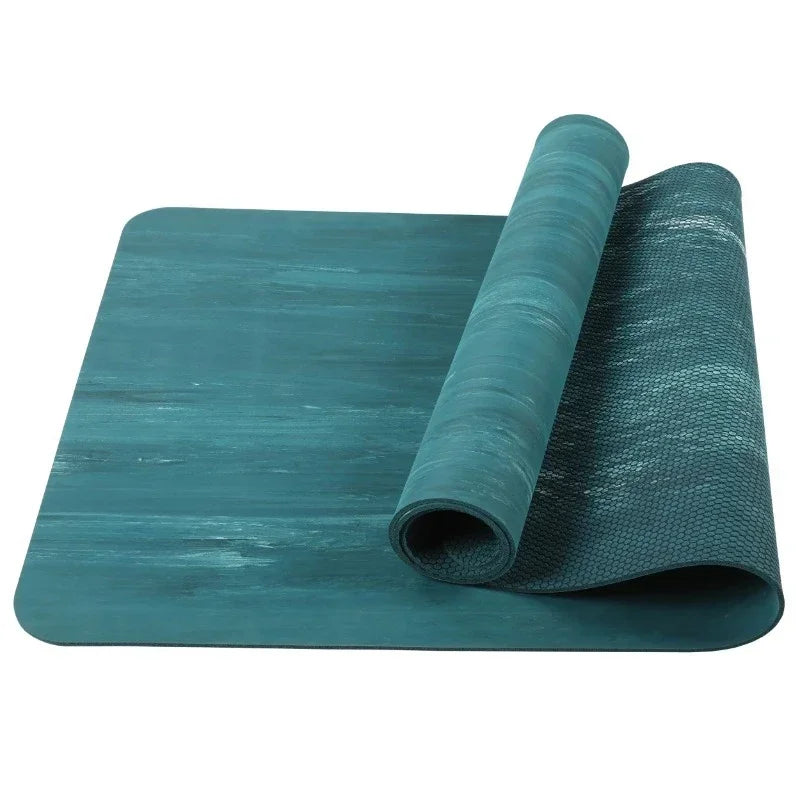 Non-slip treaded yoga mat