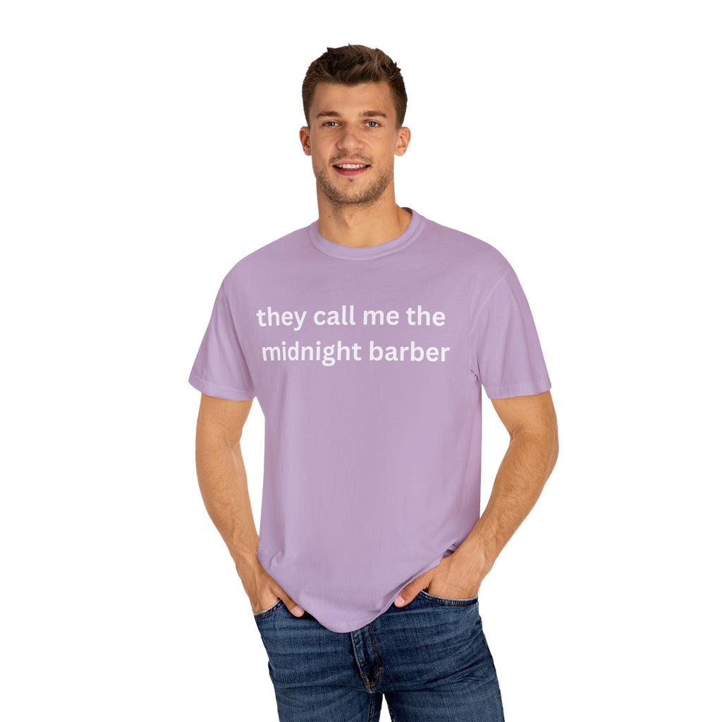 Midnight Barber T-Shirt, Casual Unisex Tee