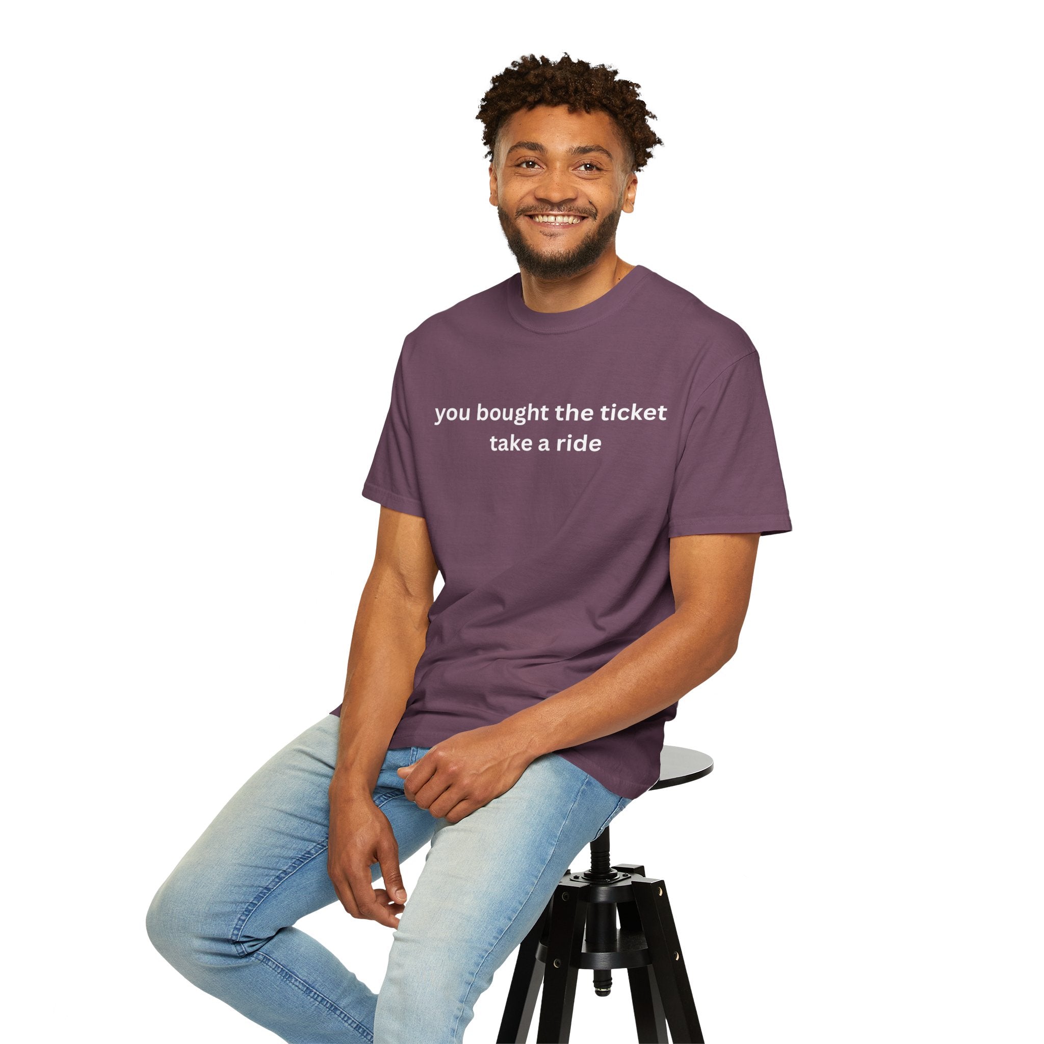 Adventure Awaits Unisex T-Shirt, Casual Wear, "You bought the ticket"