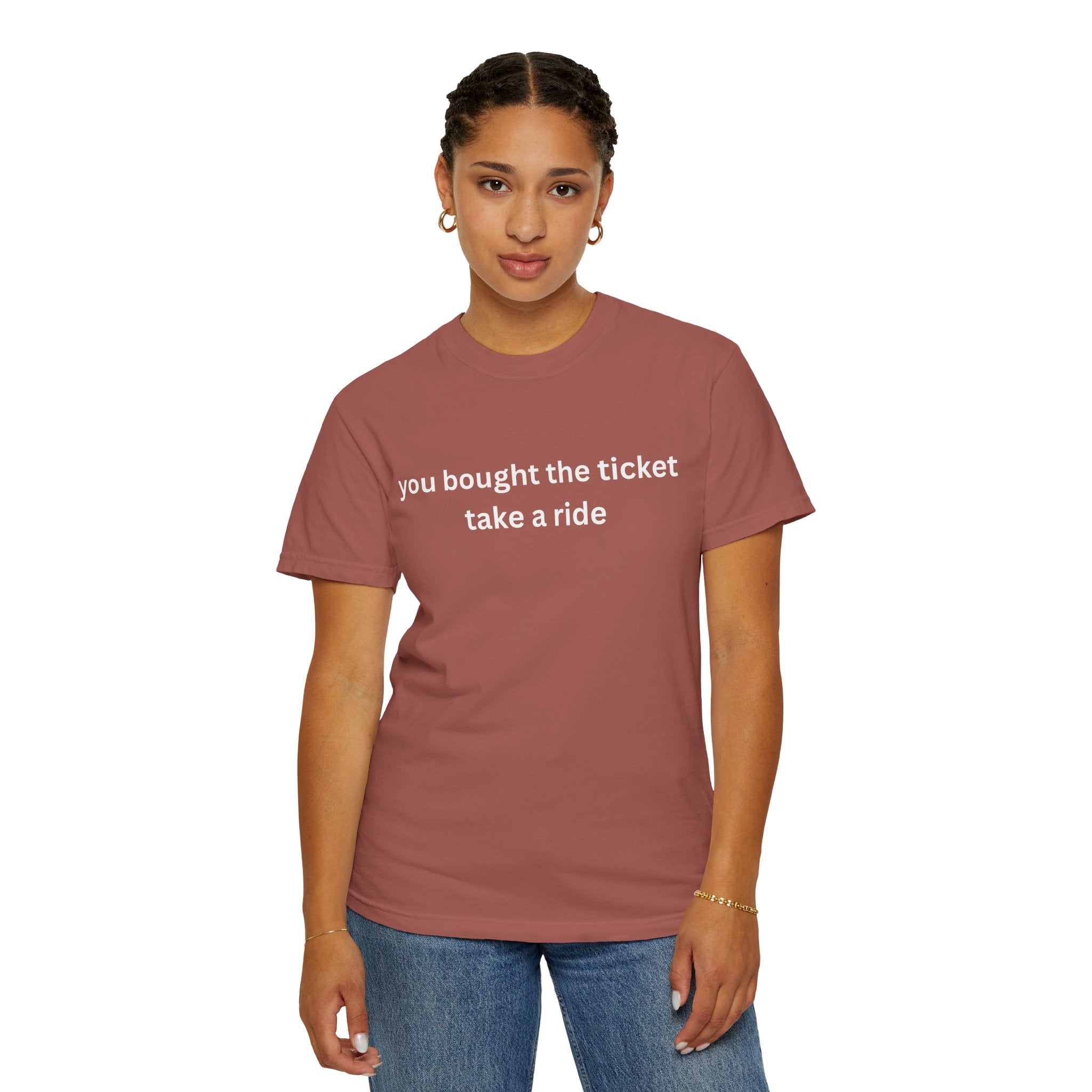 Adventure Awaits Unisex T-Shirt, Casual Wear, "You bought the ticket"