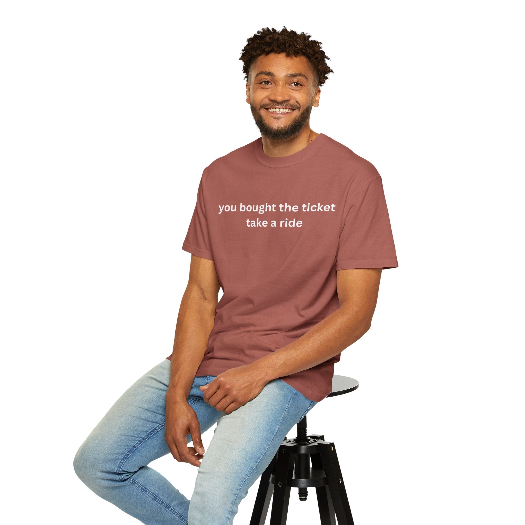 Adventure Awaits Unisex T-Shirt, Casual Wear, "You bought the ticket"