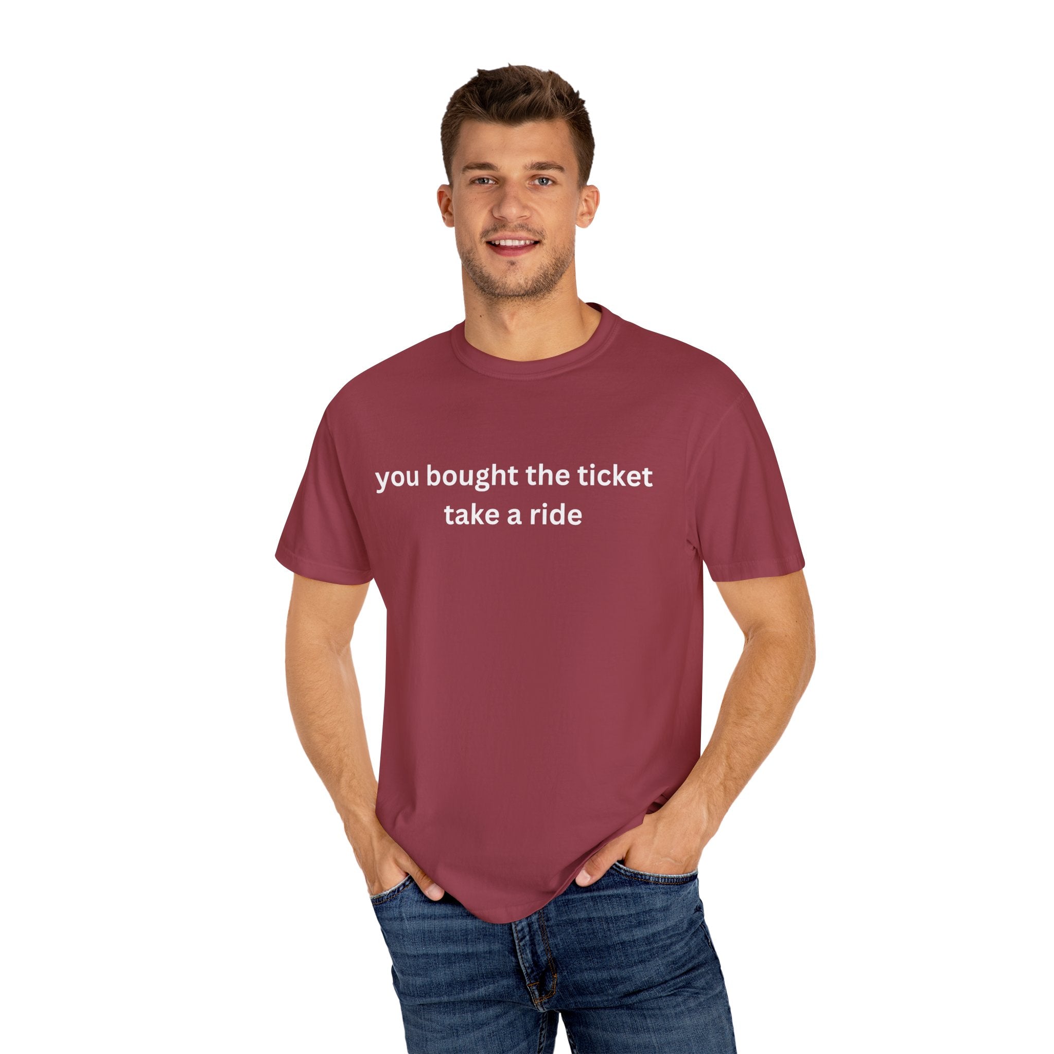 Adventure Awaits Unisex T-Shirt, Casual Wear, "You bought the ticket"