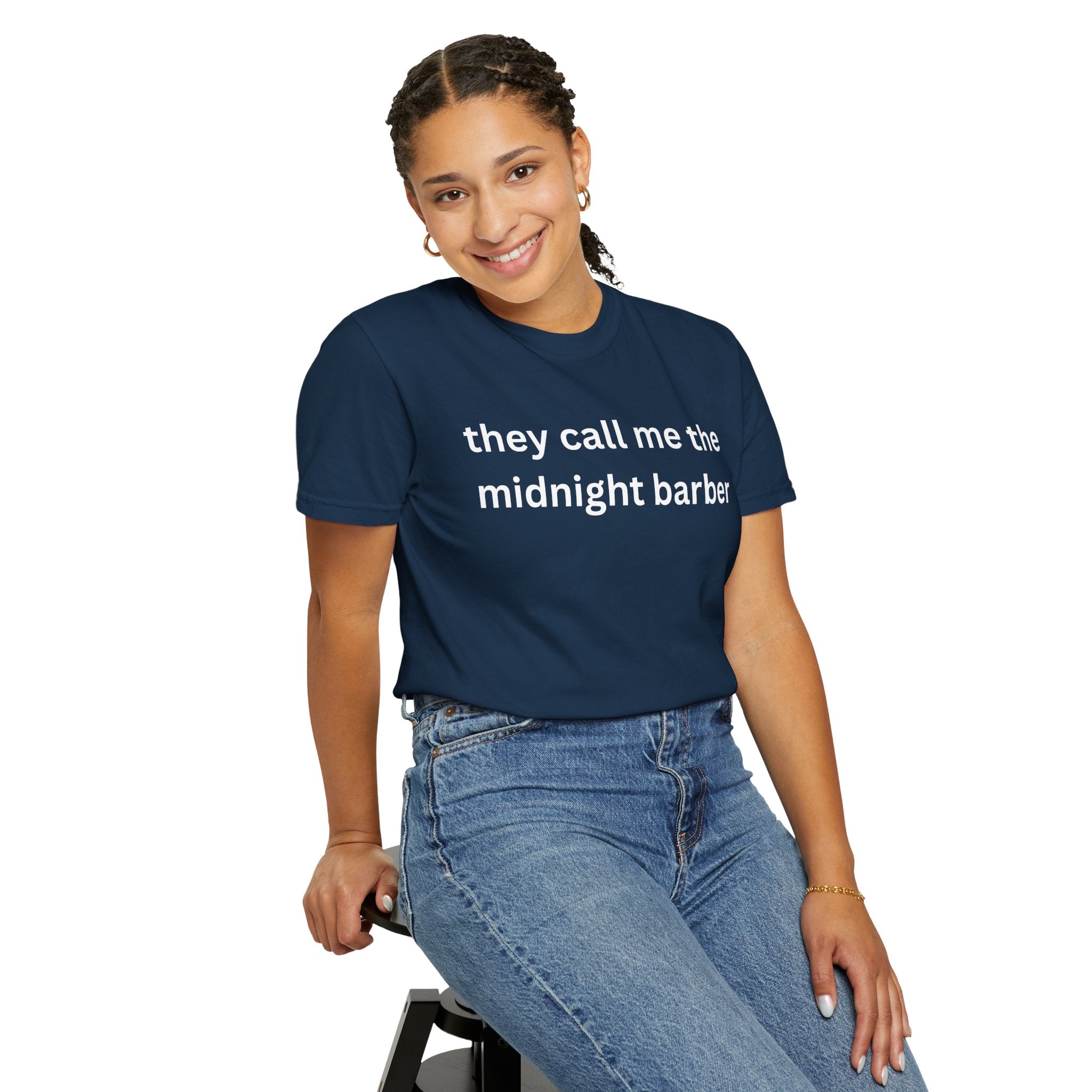 Midnight Barber T-Shirt, Casual Unisex Tee