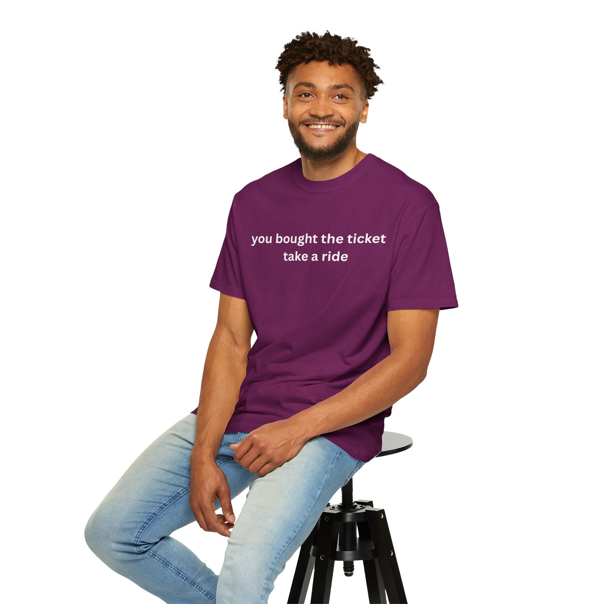 Adventure Awaits Unisex T-Shirt, Casual Wear, "You bought the ticket"