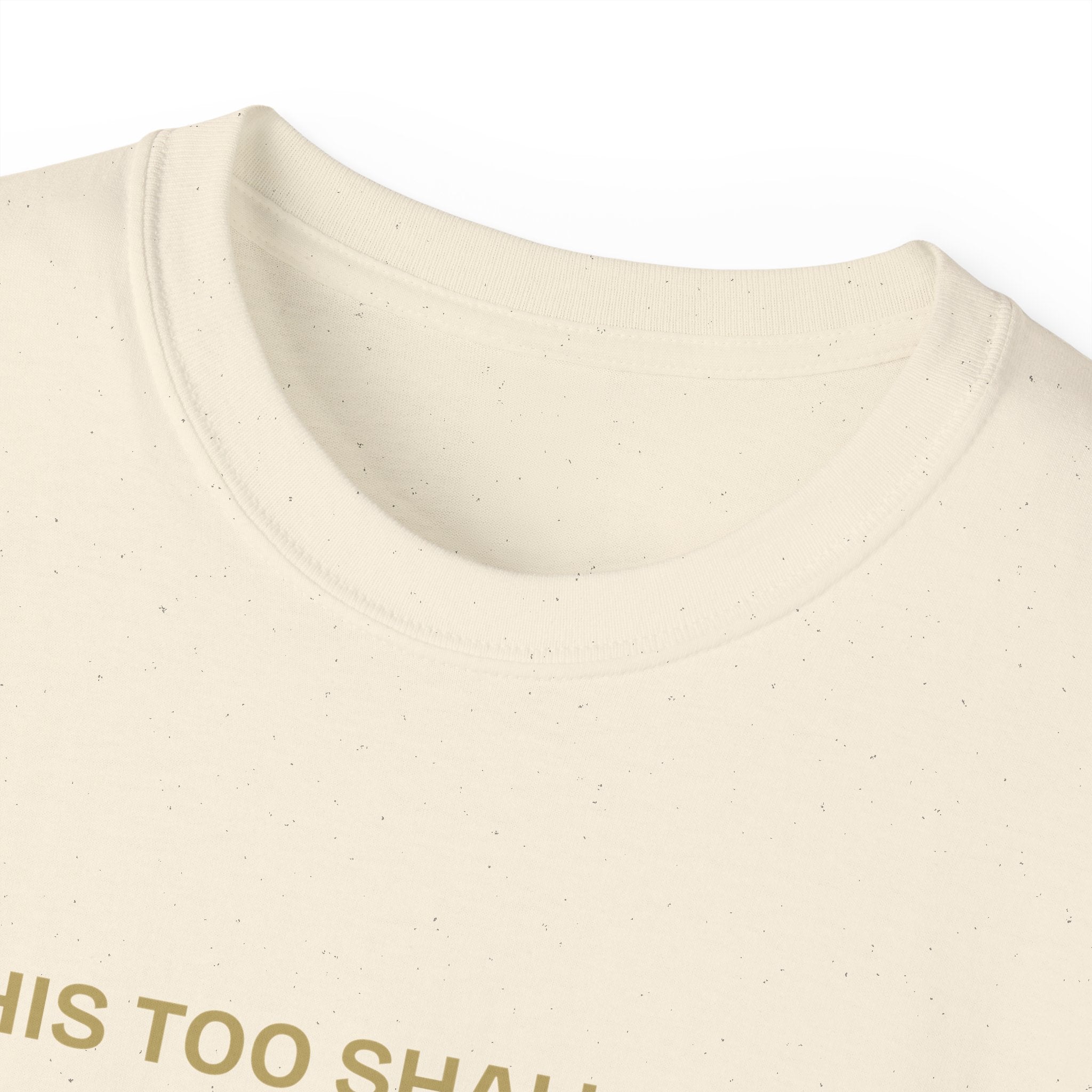 Humorous Quote Tee, Casual Unisex T-Shirt "This too shall pass"