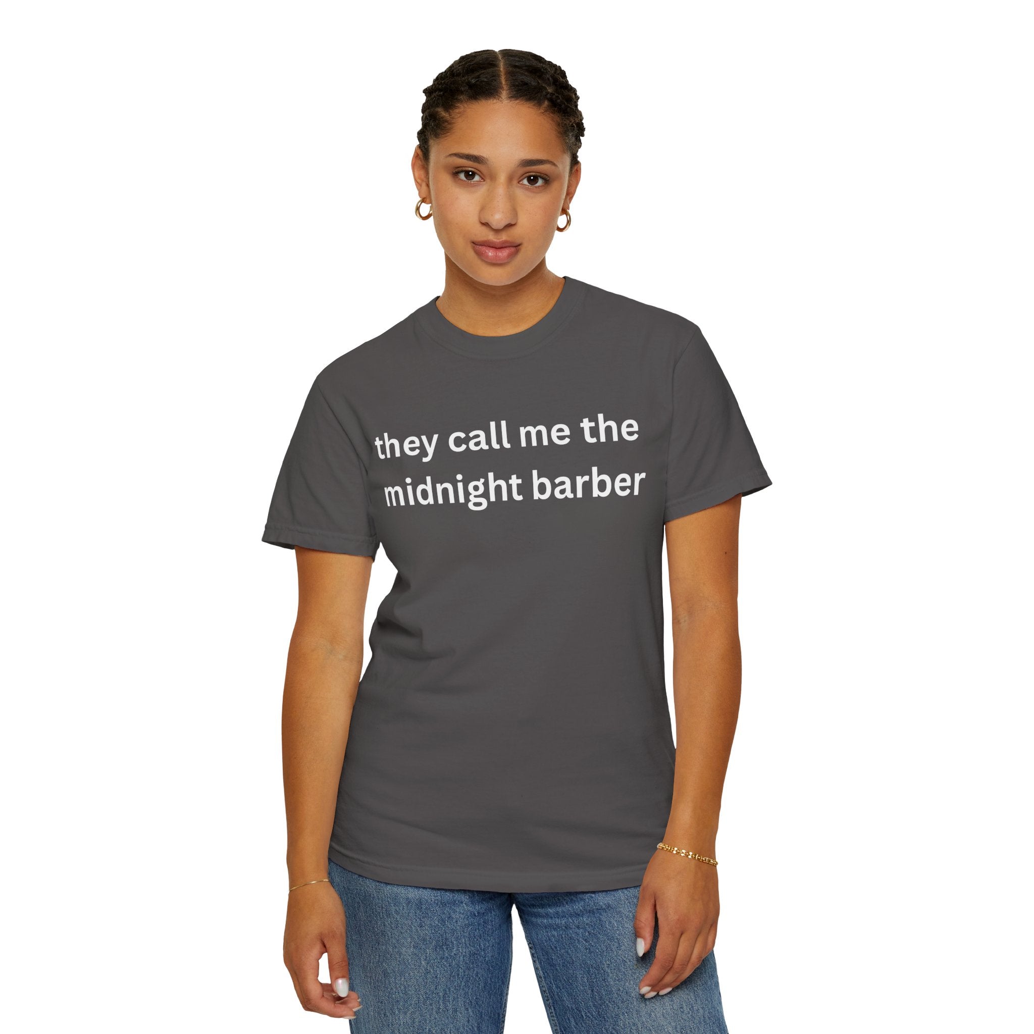 Midnight Barber T-Shirt, Casual Unisex Tee