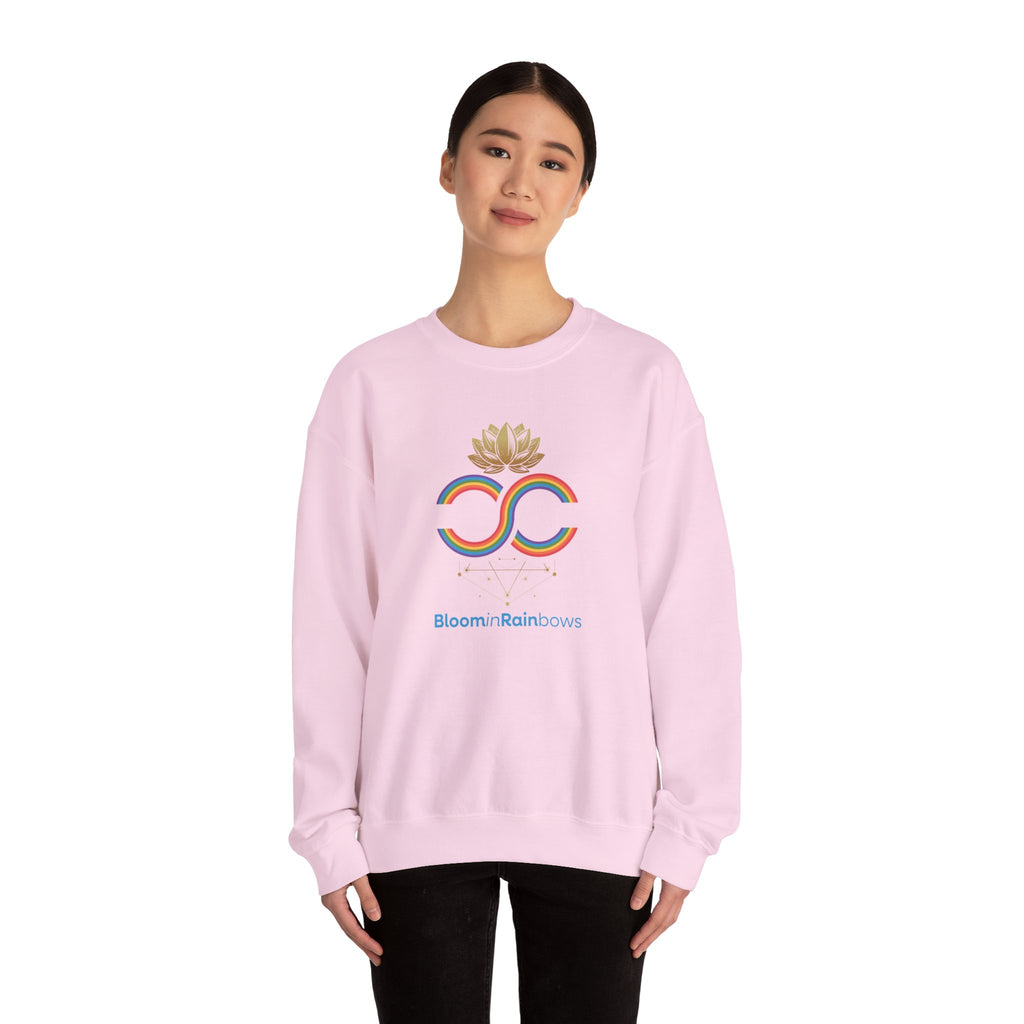 Bloomin Rainbows Crewneck Sweatshirt