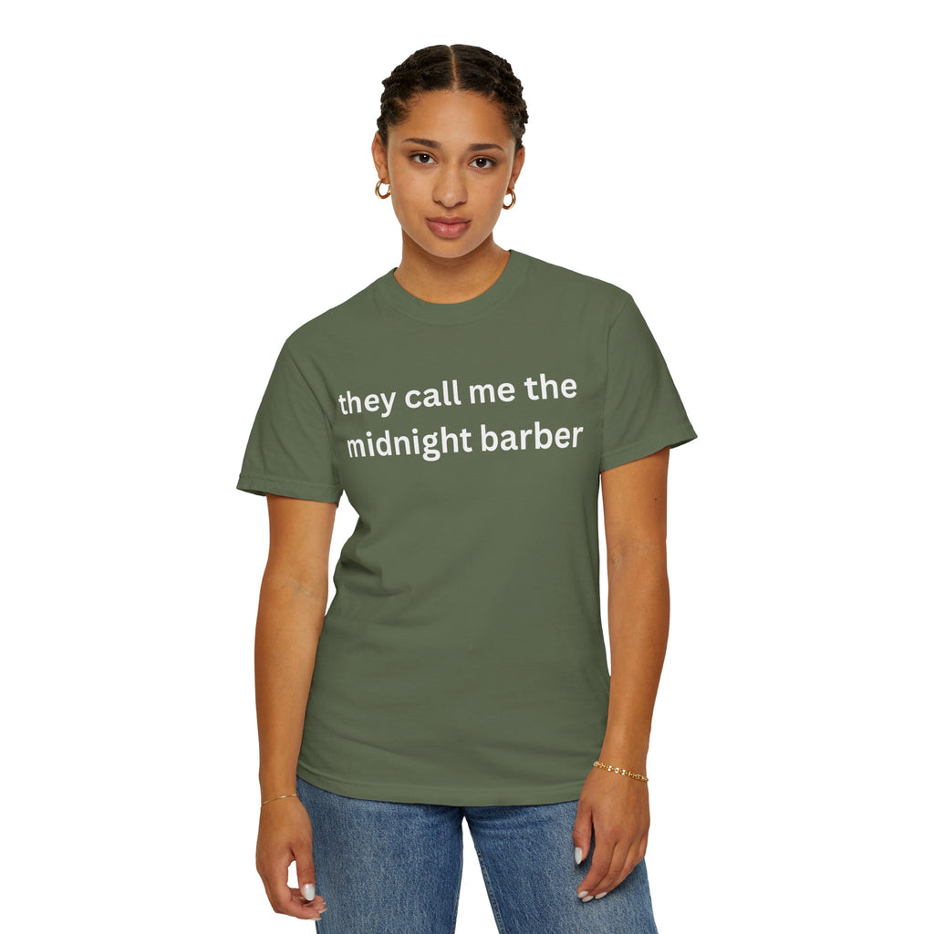 Midnight Barber T-Shirt, Casual Unisex Tee