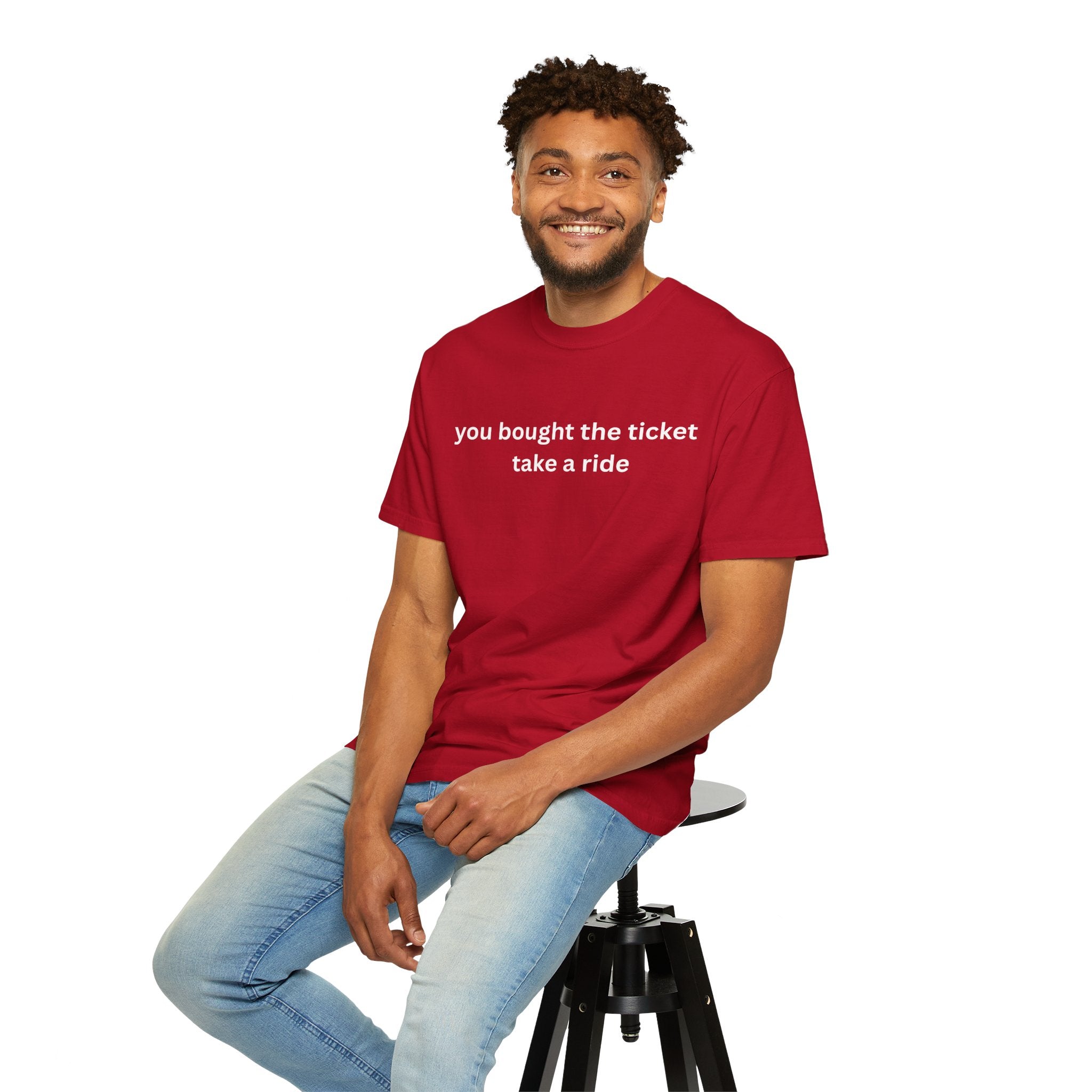 Adventure Awaits Unisex T-Shirt, Casual Wear, "You bought the ticket"