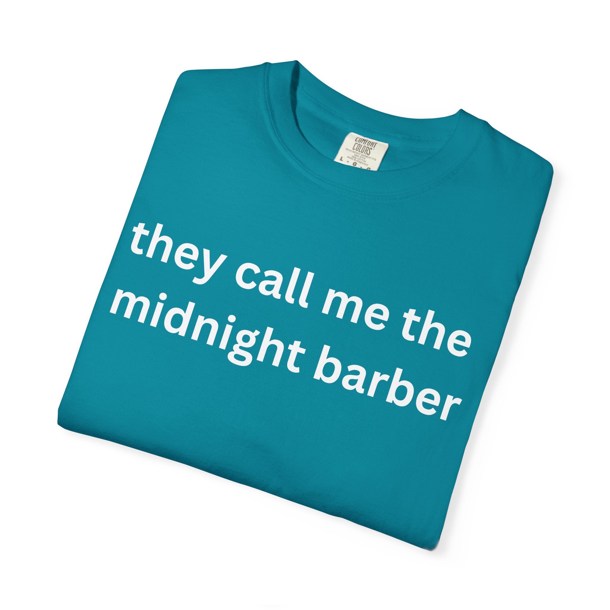 Midnight Barber T-Shirt, Casual Unisex Tee