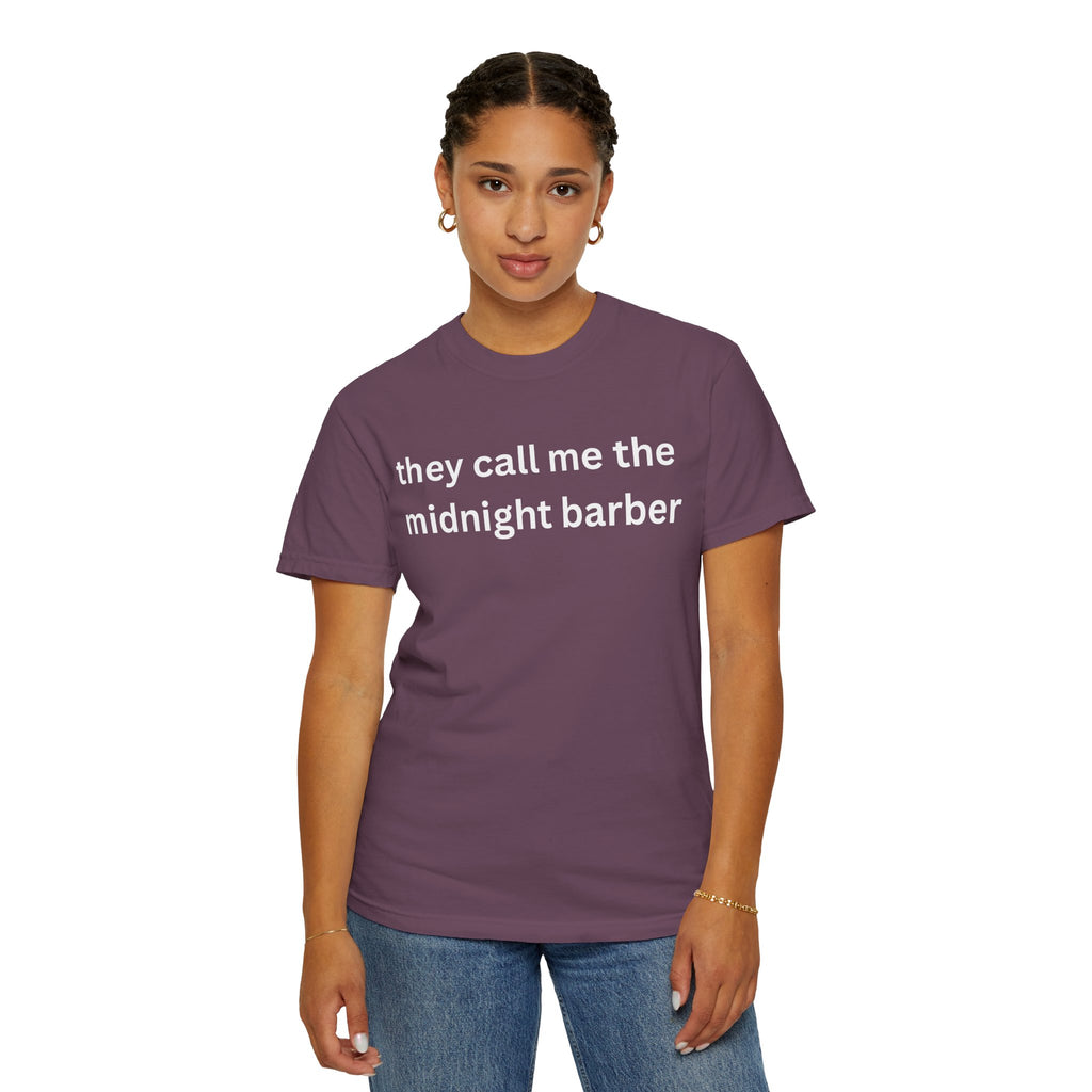 Midnight Barber T-Shirt, Casual Unisex Tee