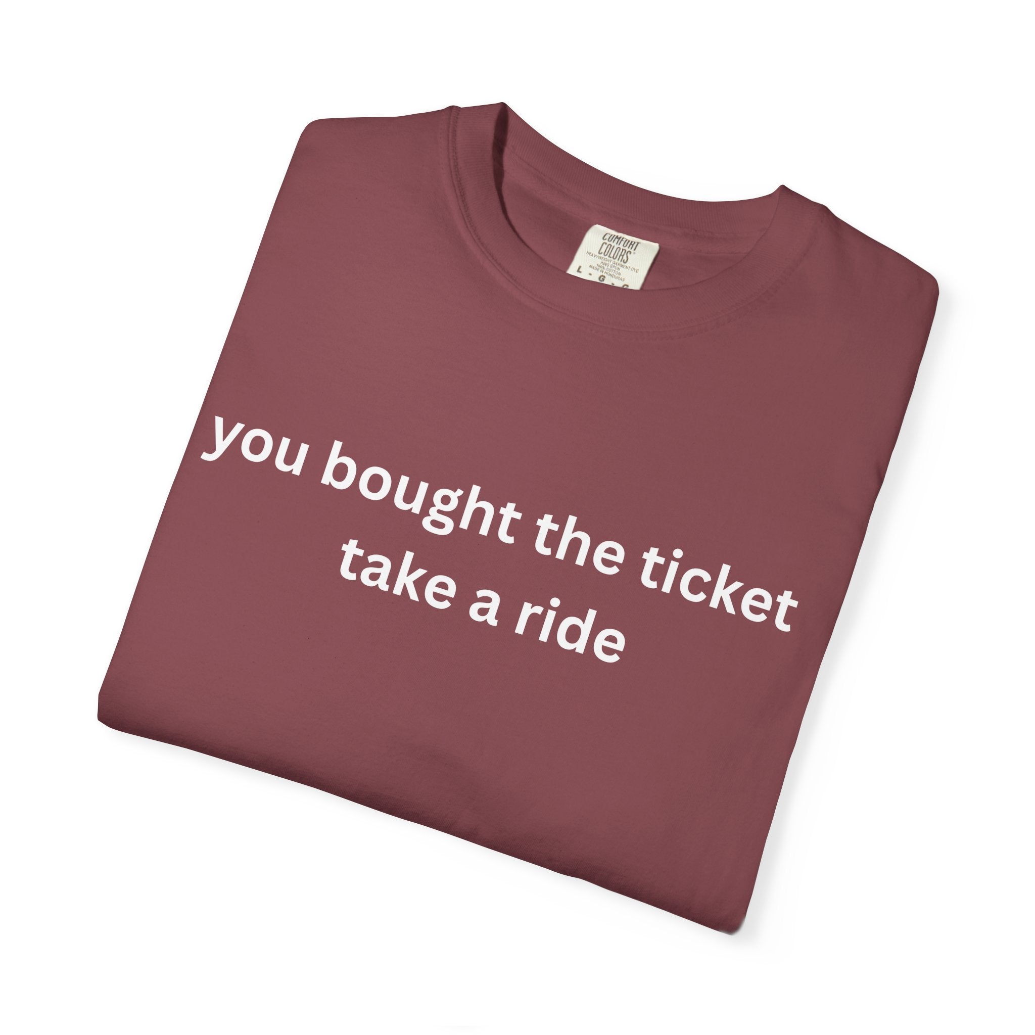 Adventure Awaits Unisex T-Shirt, Casual Wear, "You bought the ticket"