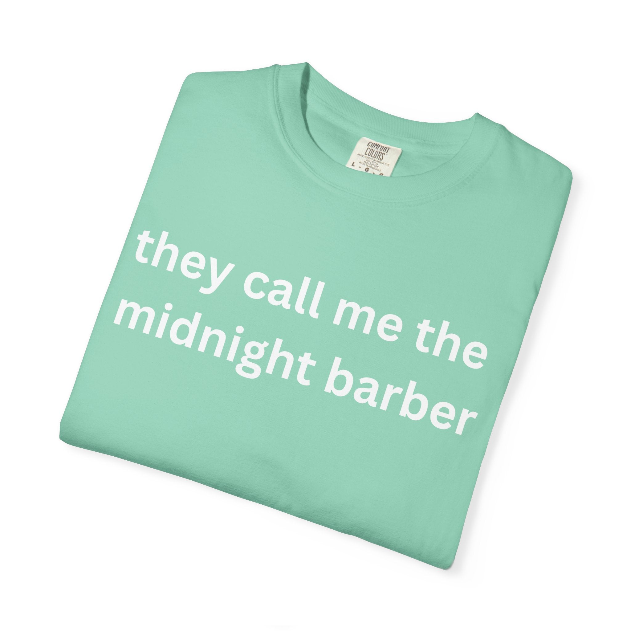 Midnight Barber T-Shirt, Casual Unisex Tee