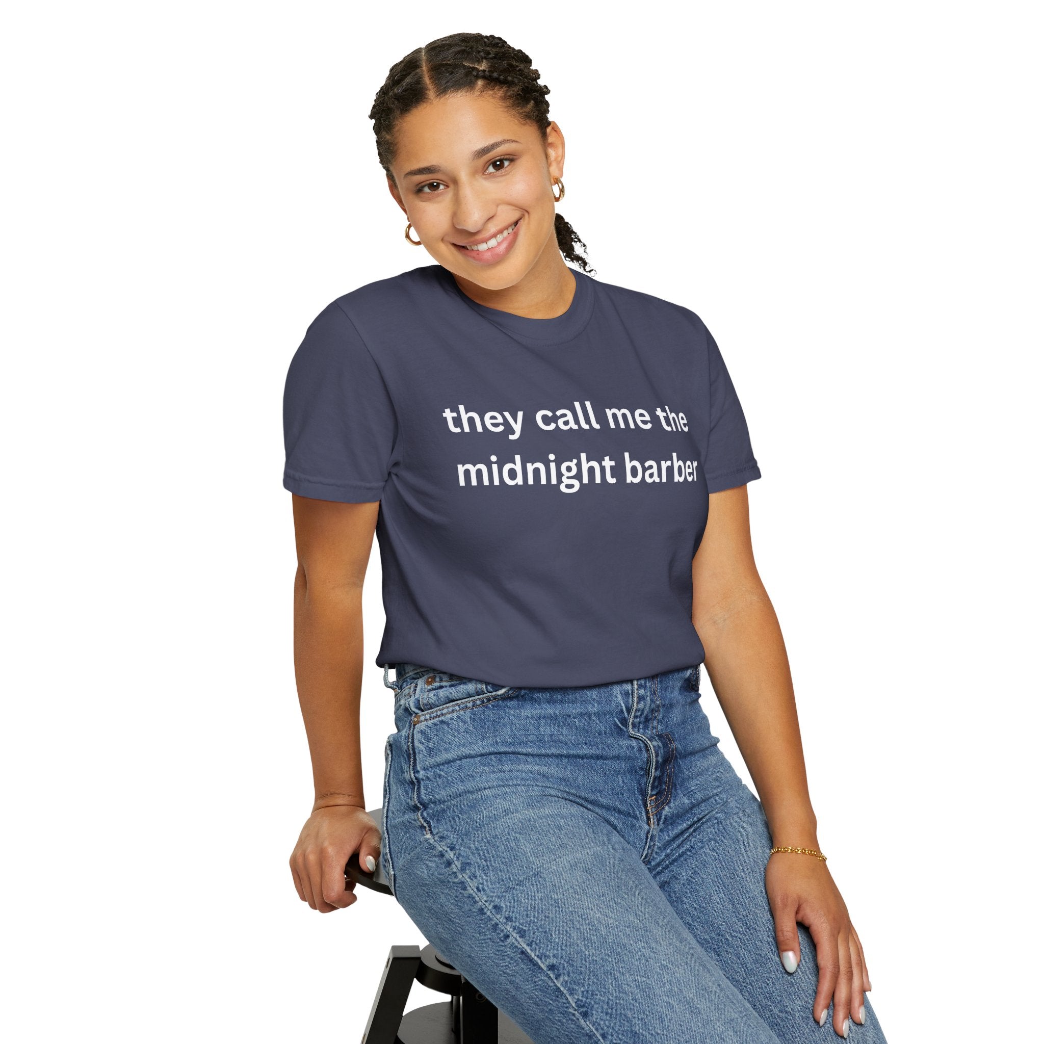 Midnight Barber T-Shirt, Casual Unisex Tee