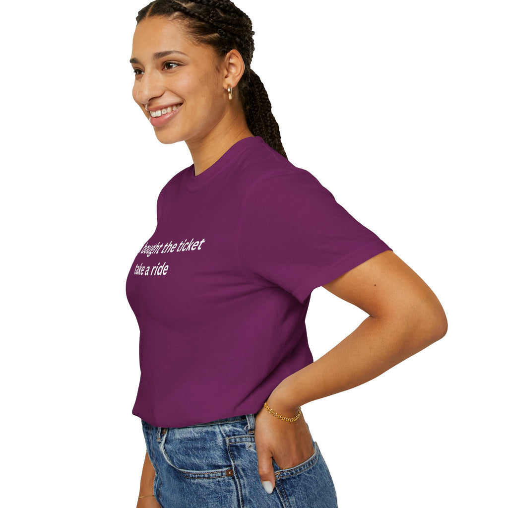 Adventure Awaits Unisex T-Shirt, Casual Wear, "You bought the ticket"