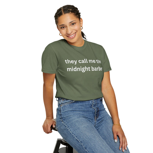 Midnight Barber T-Shirt, Casual Unisex Tee