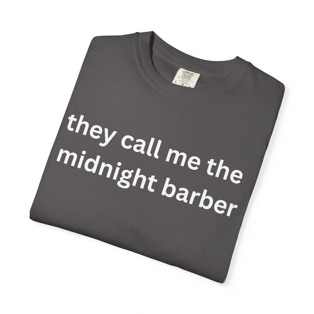 Midnight Barber T-Shirt, Casual Unisex Tee