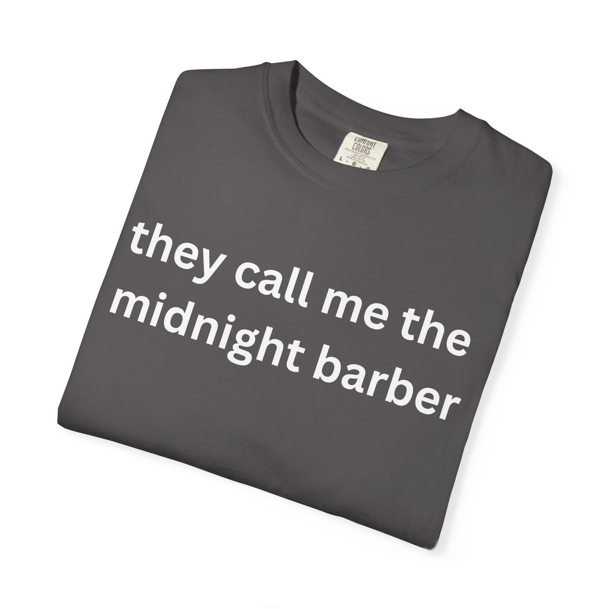 Midnight Barber T-Shirt, Casual Unisex Tee