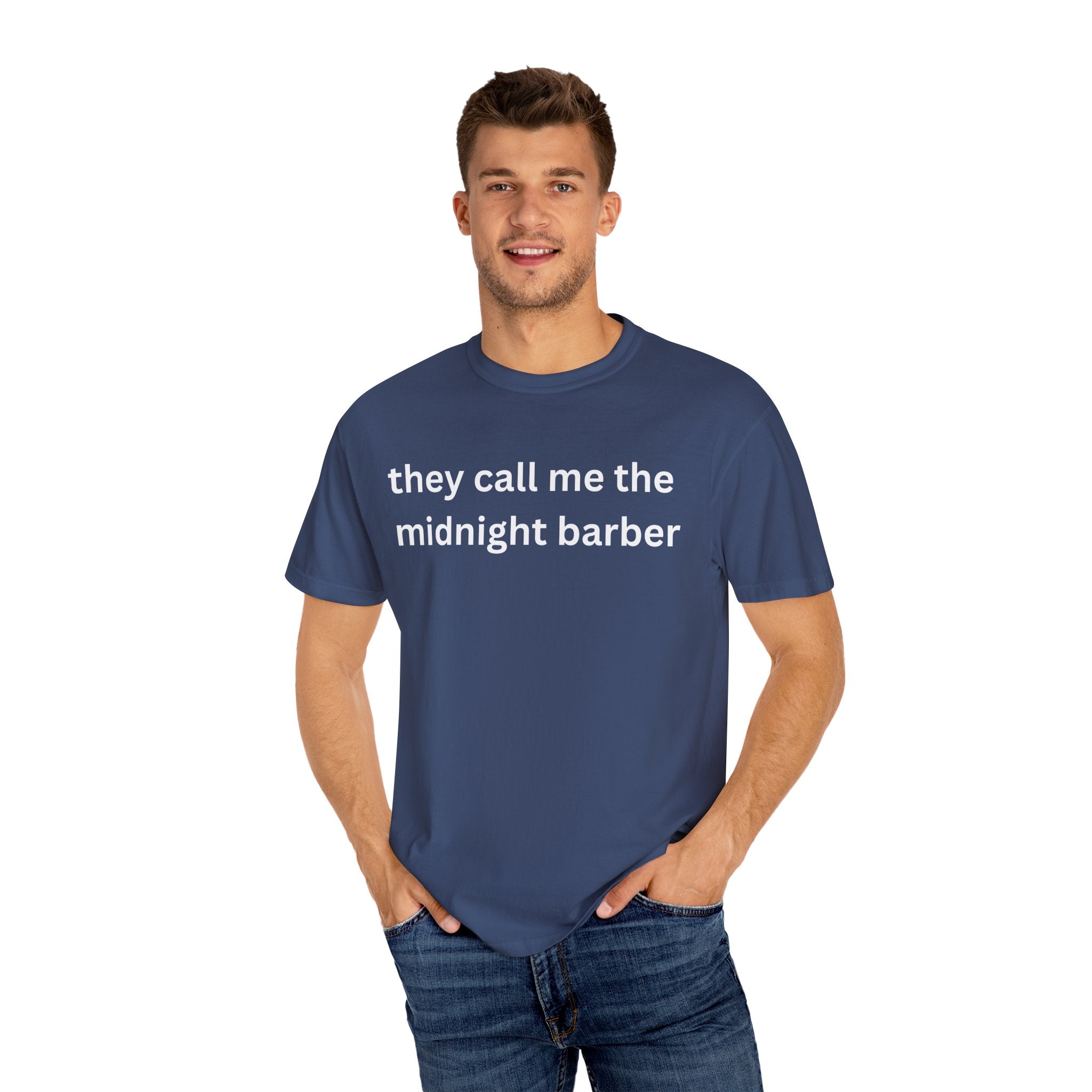 Midnight Barber T-Shirt, Casual Unisex Tee