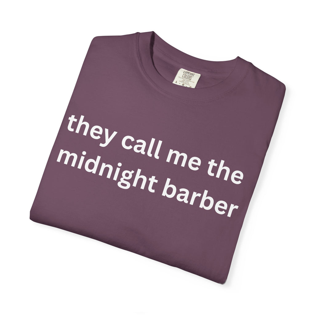 Midnight Barber T-Shirt, Casual Unisex Tee