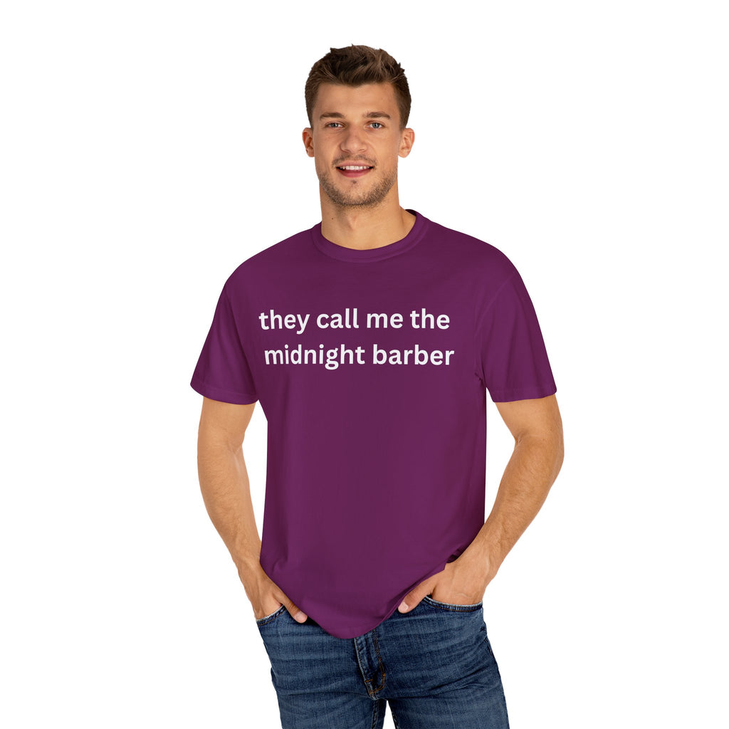 Midnight Barber T-Shirt, Casual Unisex Tee