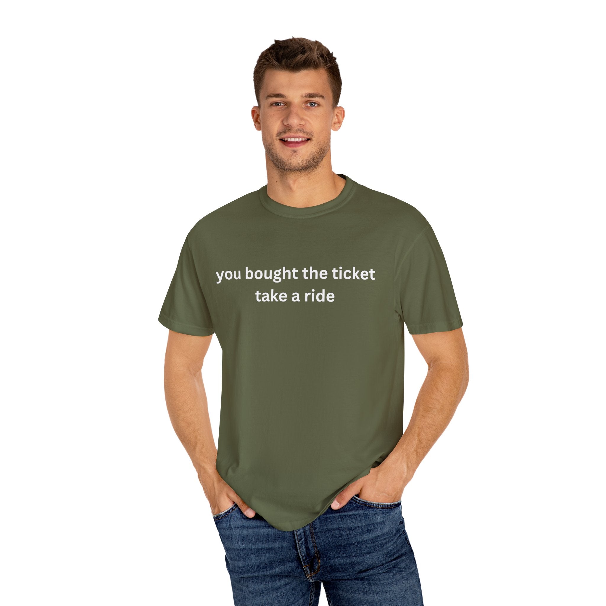 Adventure Awaits Unisex T-Shirt, Casual Wear, "You bought the ticket"