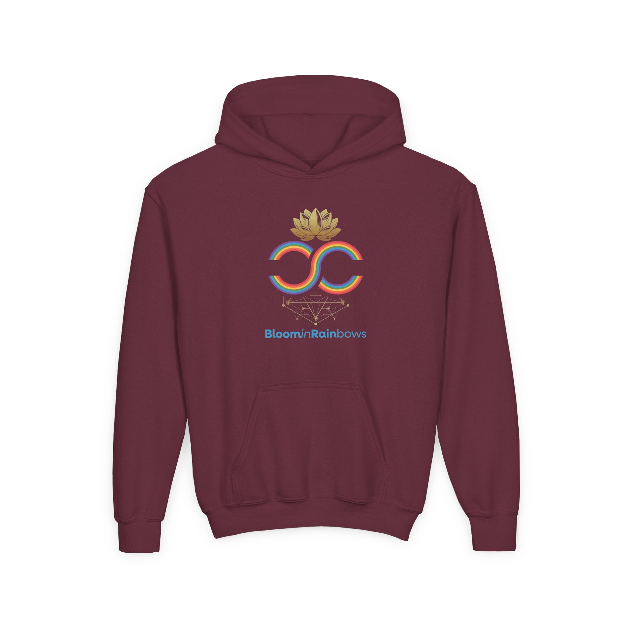Youth Bloomin Rainbows Kids Hoodie
