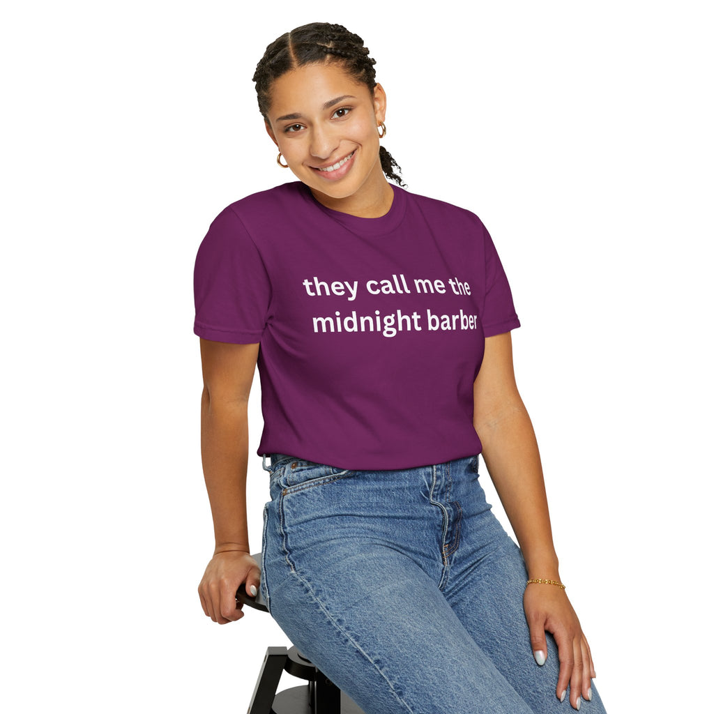 Midnight Barber T-Shirt, Casual Unisex Tee