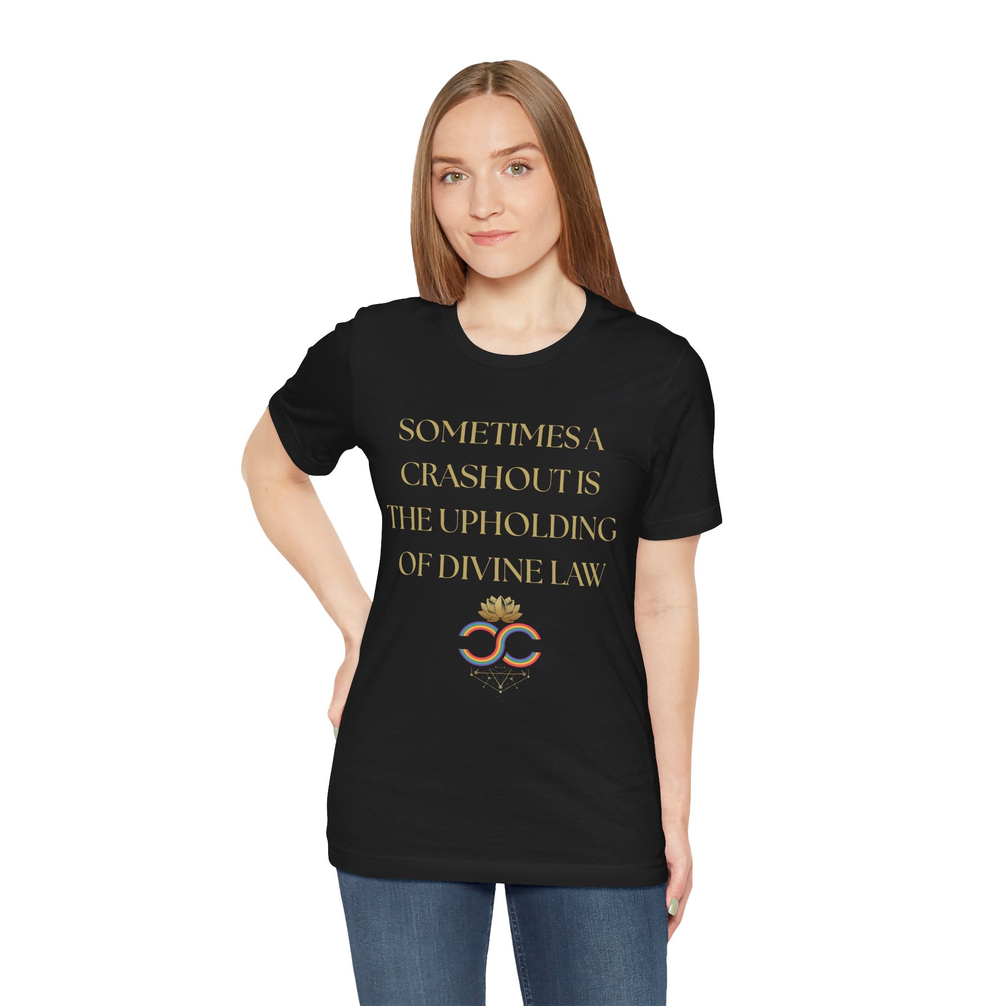 Divine Law Art Unisex Tee, Inspirational Shirt