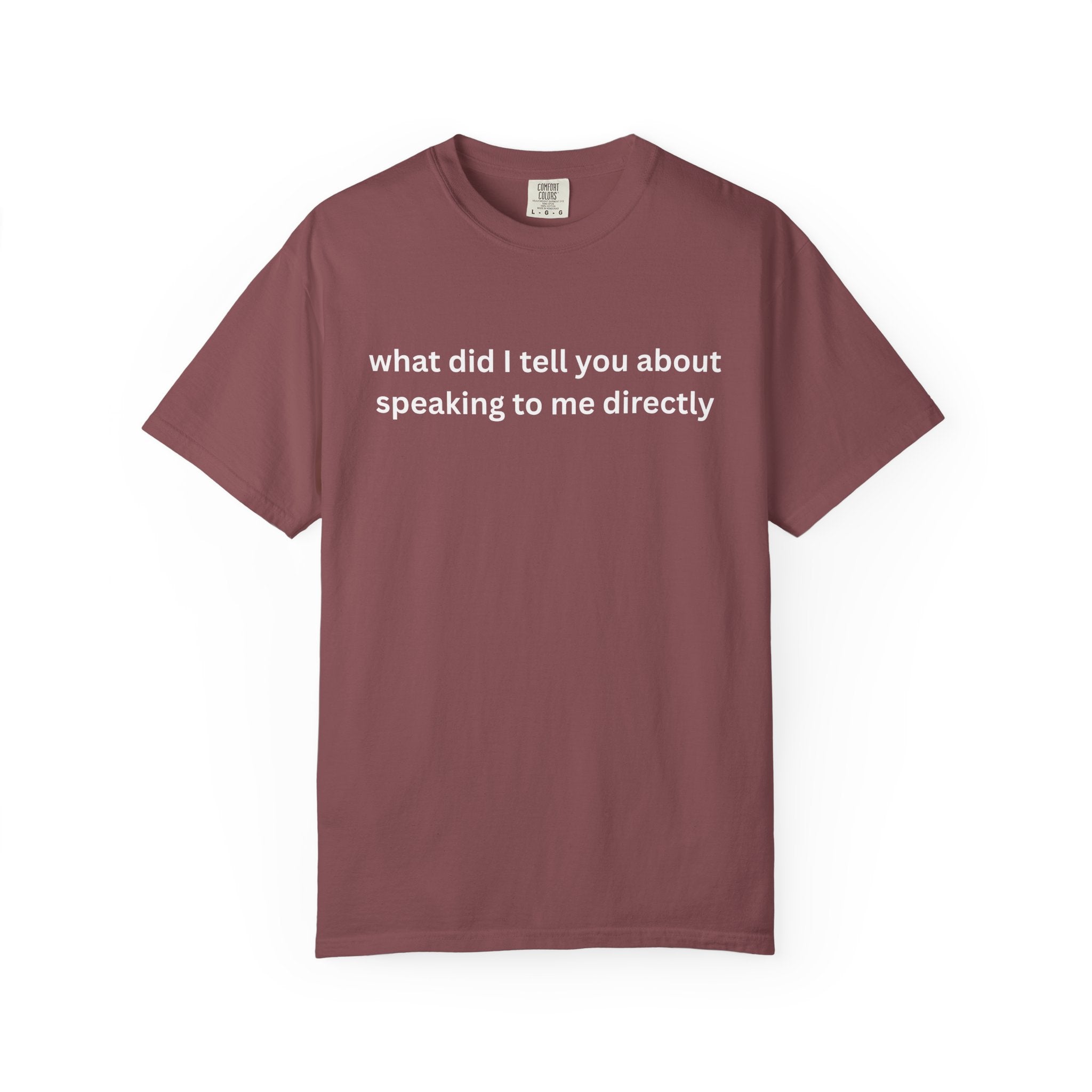 Funny Statement T-Shirt for Casual Vibes, "What did i tell you"