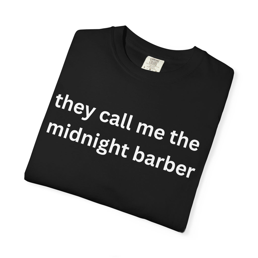Midnight Barber T-Shirt, Casual Unisex Tee