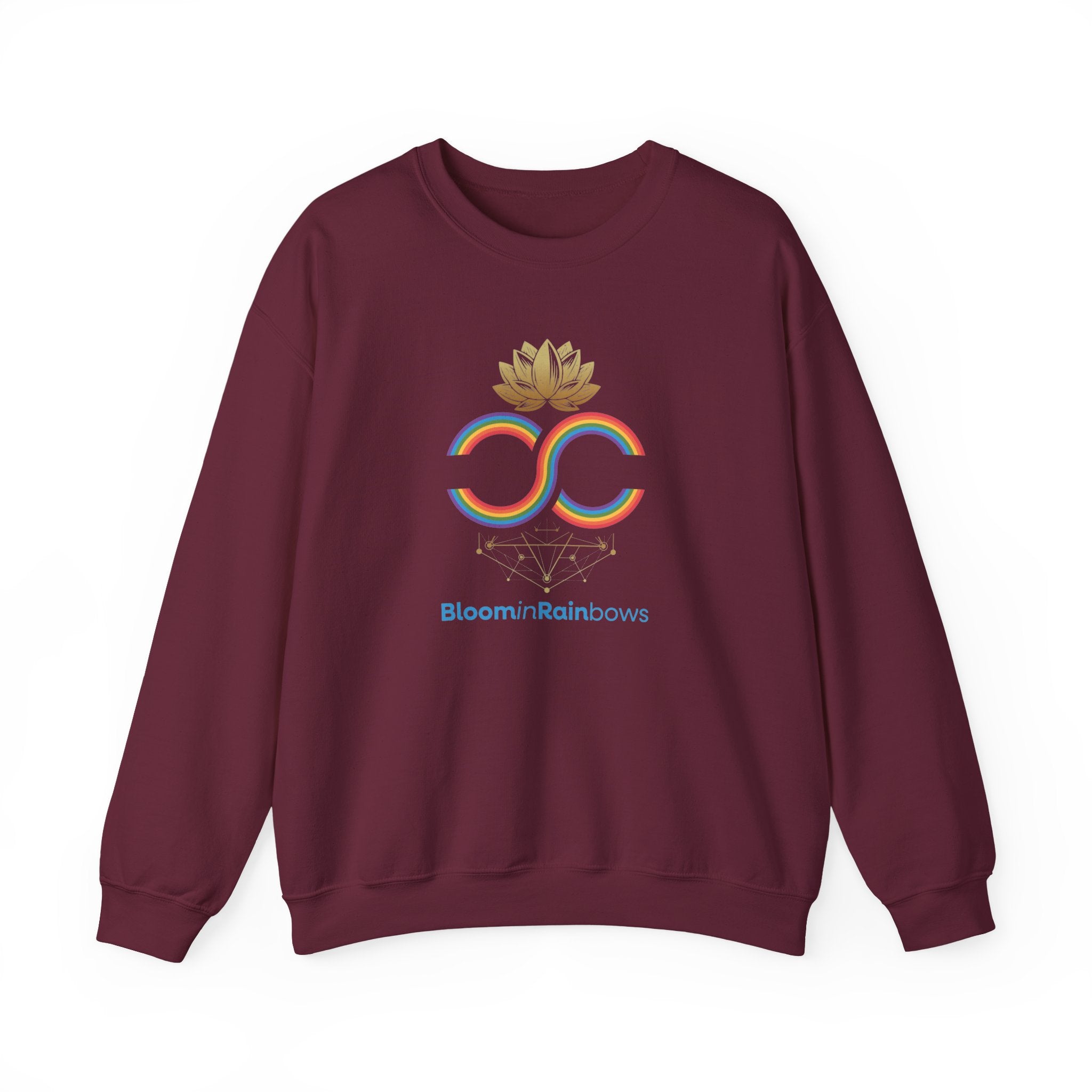 Bloomin Rainbows Crewneck Sweatshirt