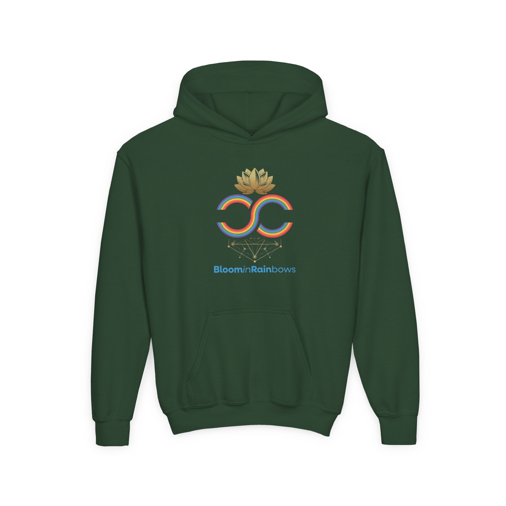 Youth Bloomin Rainbows Kids Hoodie