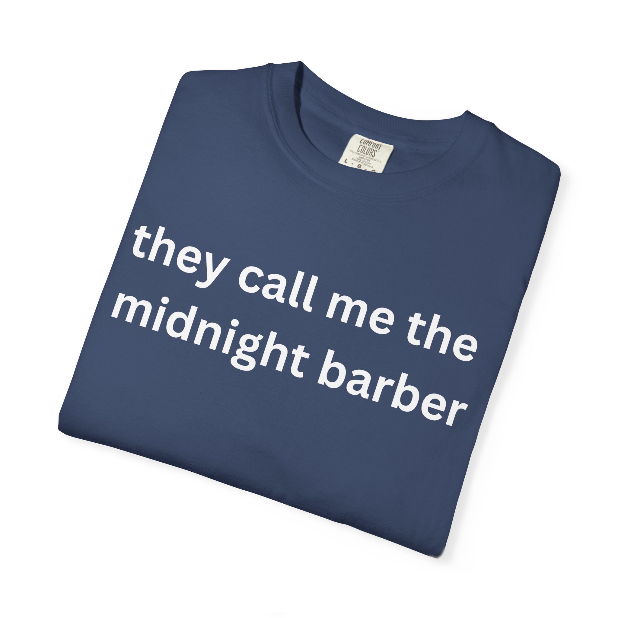 Midnight Barber T-Shirt, Casual Unisex Tee