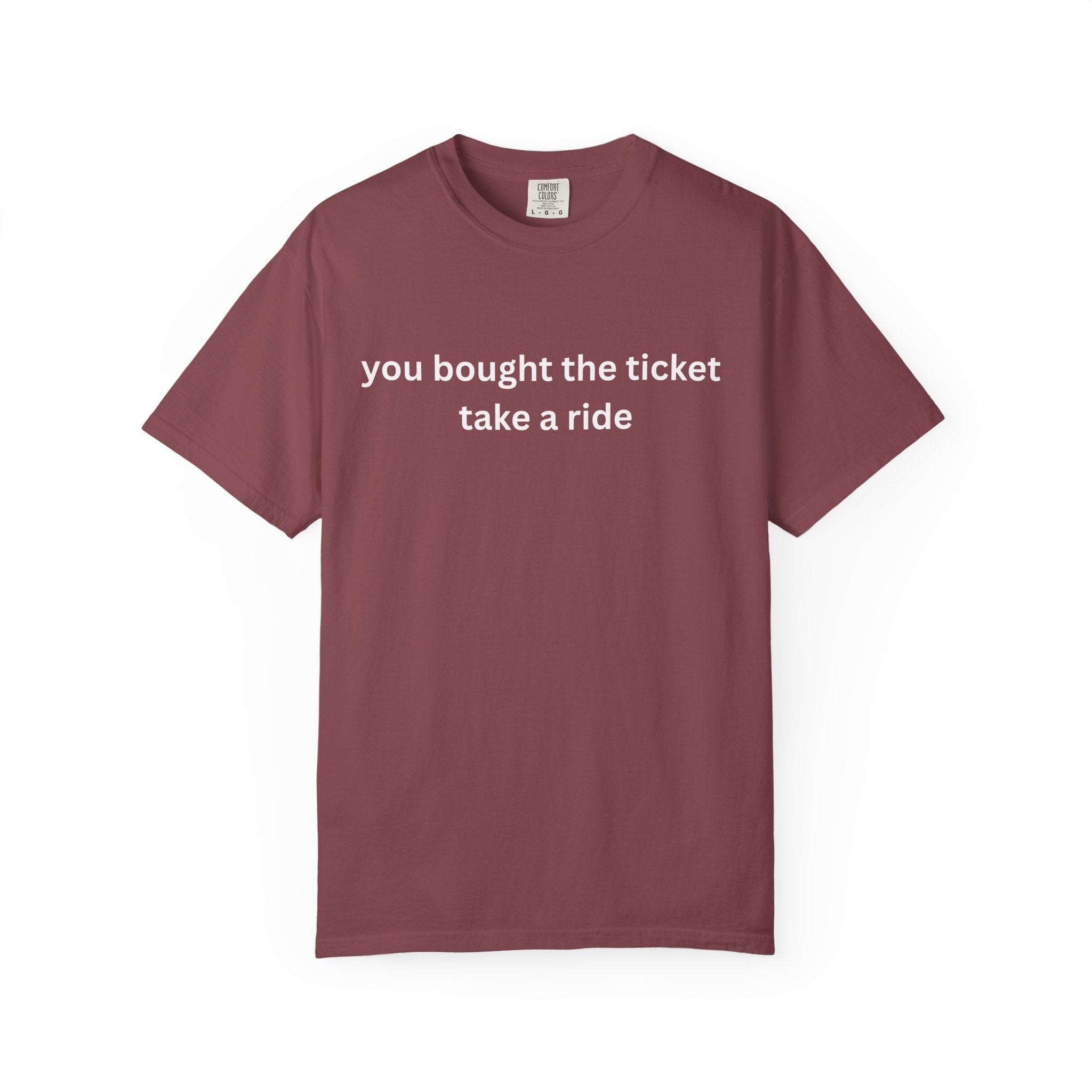 Adventure Awaits Unisex T-Shirt, Casual Wear, "You bought the ticket"