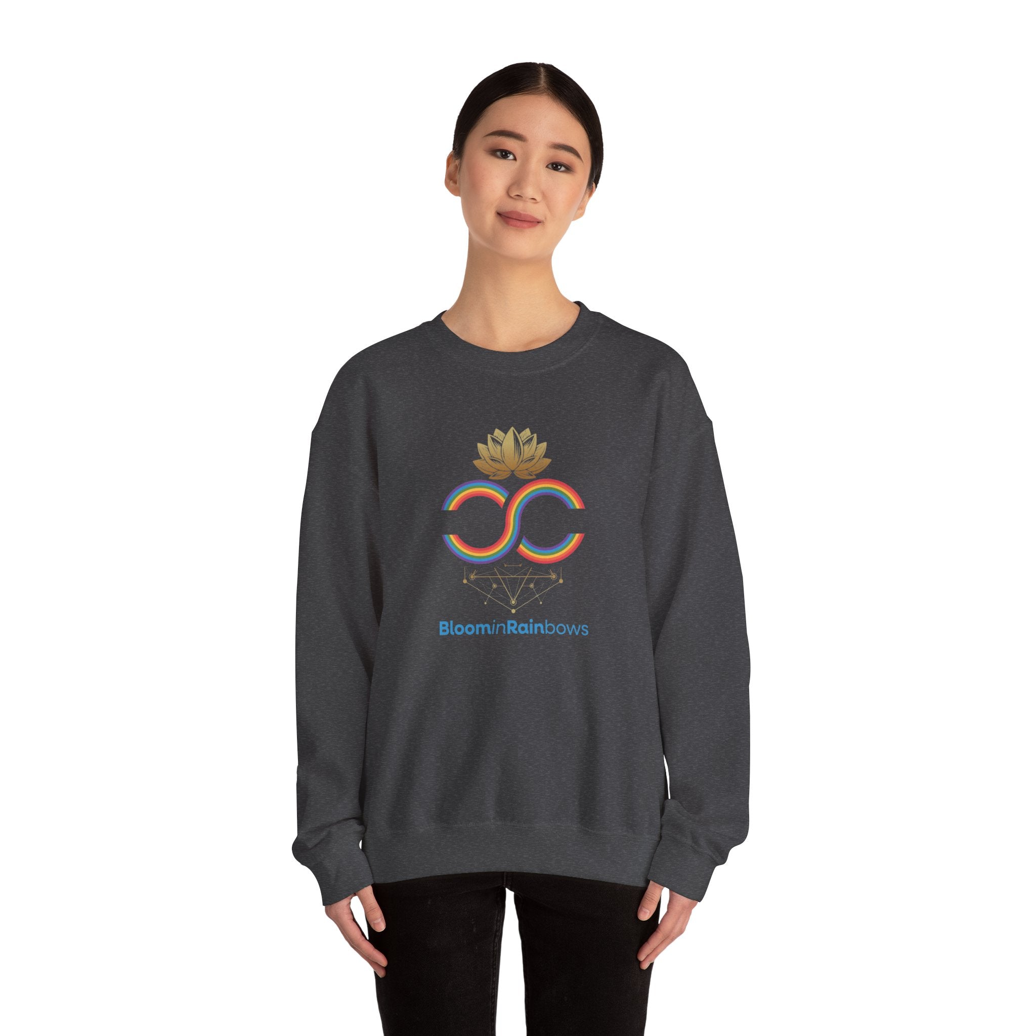Bloomin Rainbows Crewneck Sweatshirt
