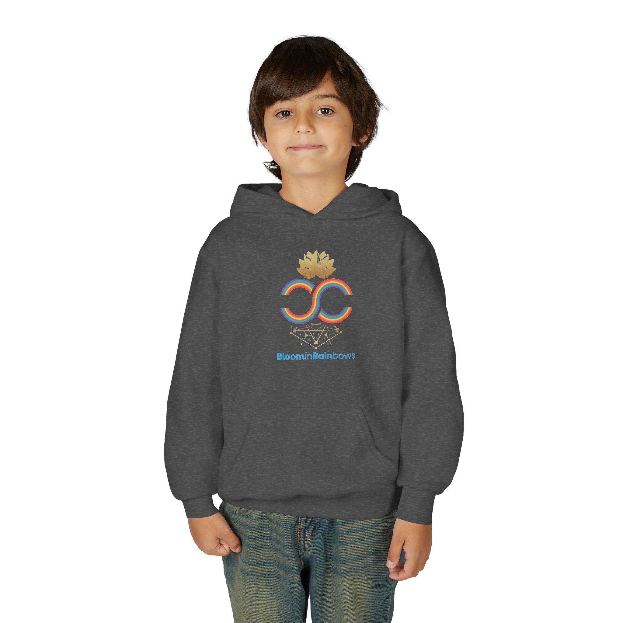 Youth Bloomin Rainbows Kids Hoodie