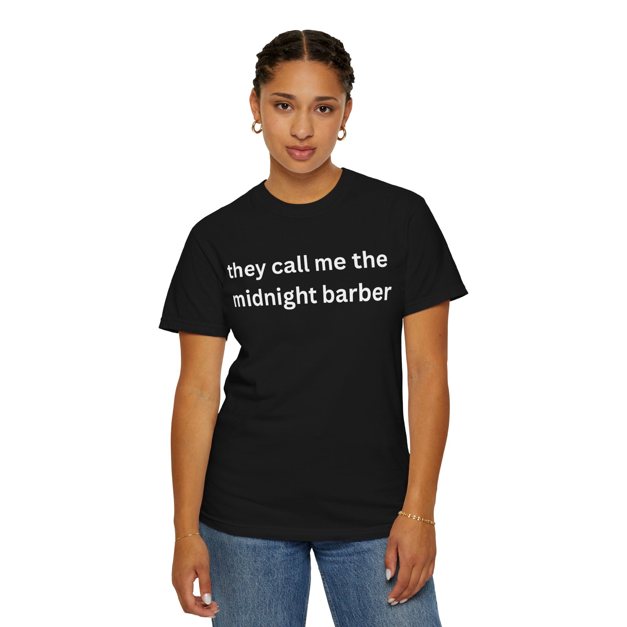 Midnight Barber T-Shirt, Casual Unisex Tee