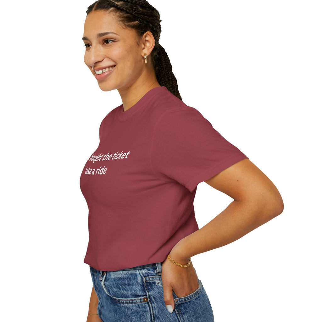Adventure Awaits Unisex T-Shirt, Casual Wear, "You bought the ticket"
