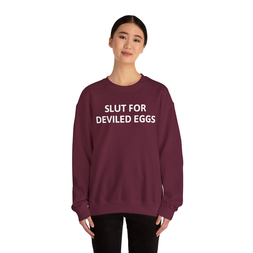 Deviled Eggs Lover Sweatshirt - Unisex Heavy Blend™ Crewneck