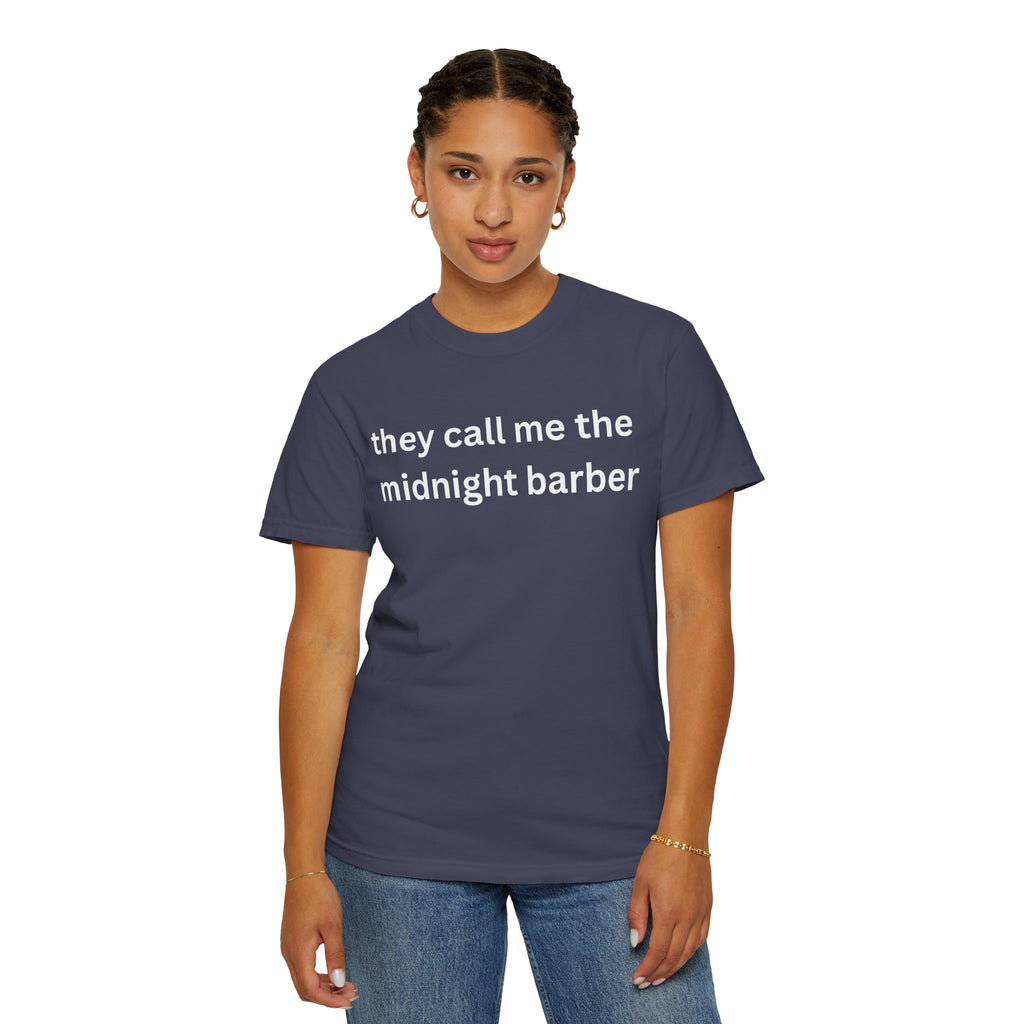 Midnight Barber T-Shirt, Casual Unisex Tee