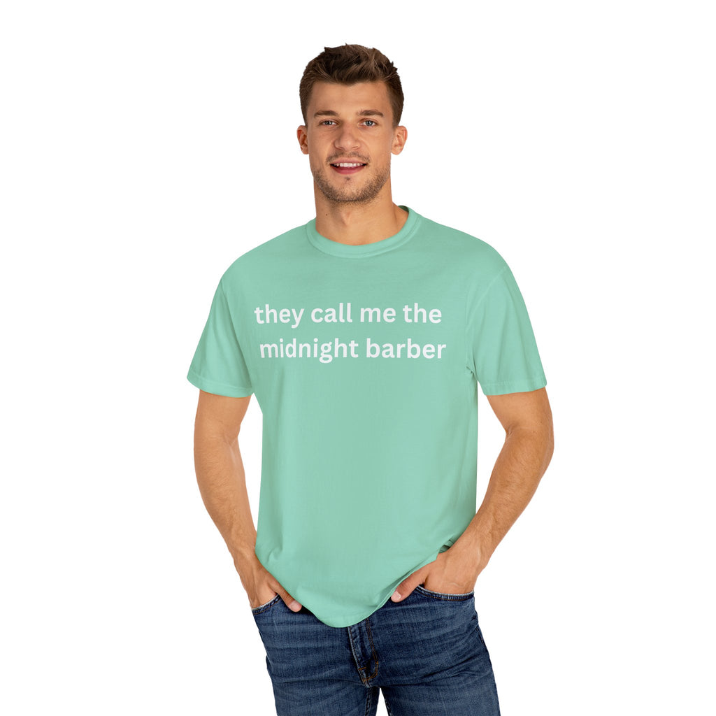 Midnight Barber T-Shirt, Casual Unisex Tee