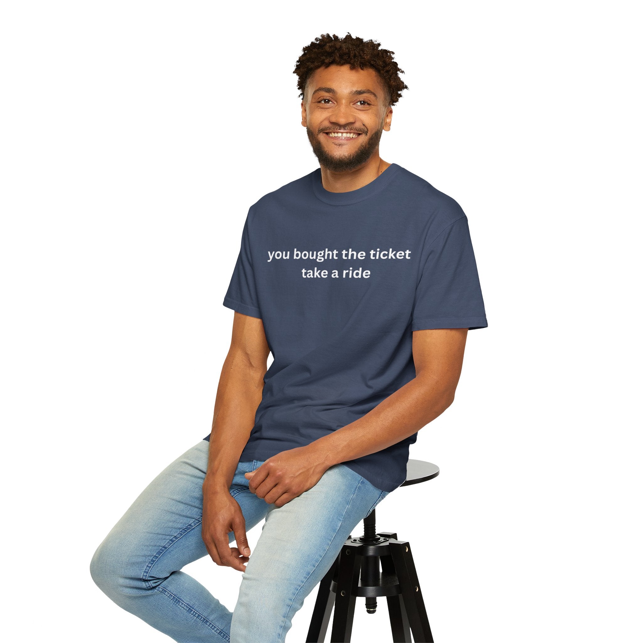 Adventure Awaits Unisex T-Shirt, Casual Wear, "You bought the ticket"