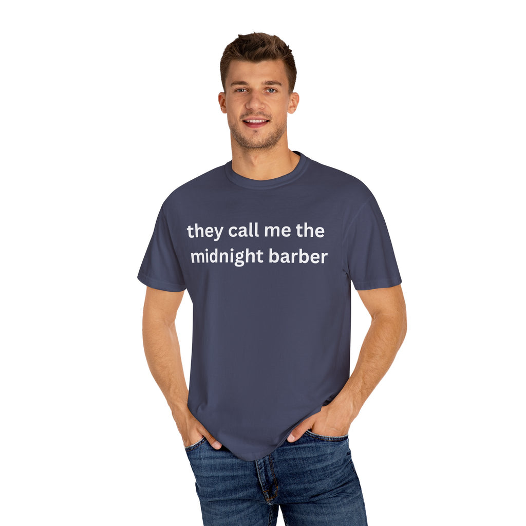 Midnight Barber T-Shirt, Casual Unisex Tee