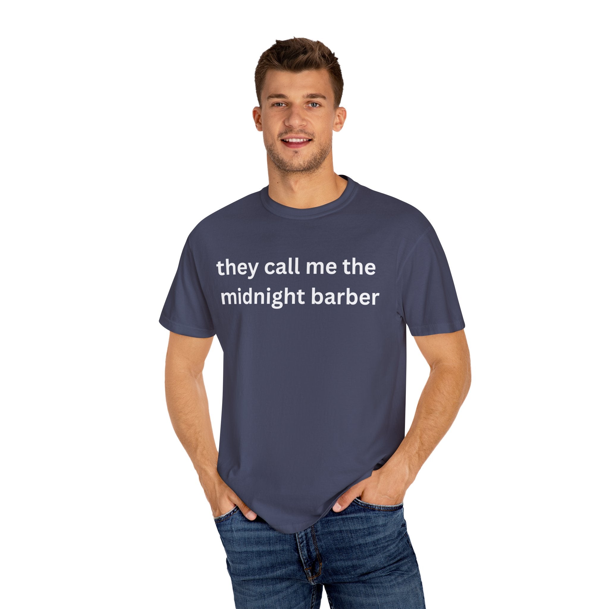 Midnight Barber T-Shirt, Casual Unisex Tee