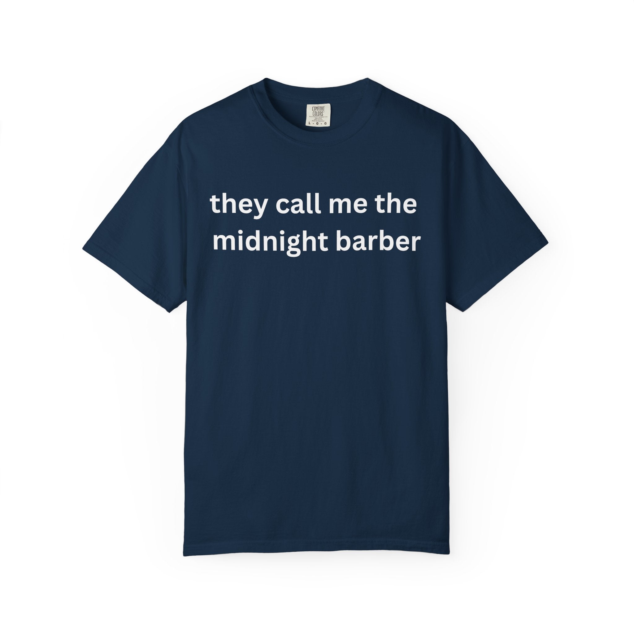 Midnight Barber T-Shirt, Casual Unisex Tee