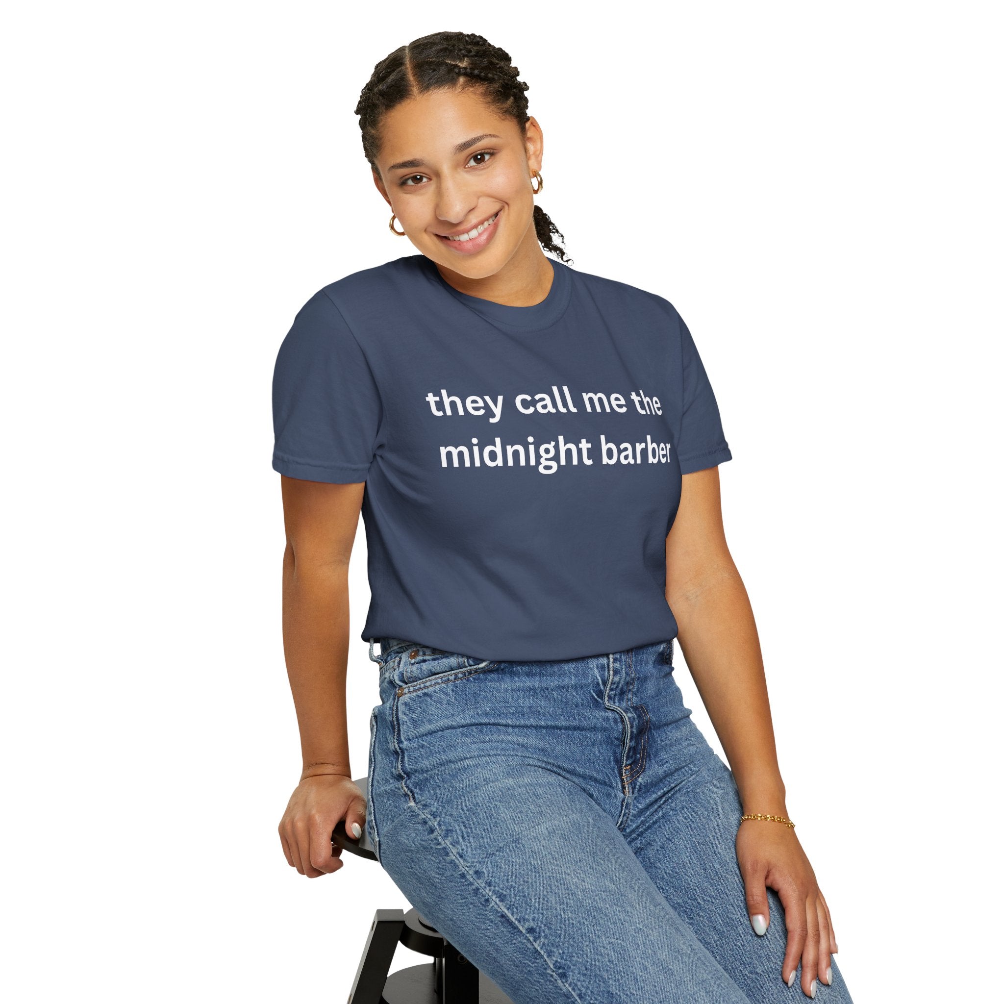Midnight Barber T-Shirt, Casual Unisex Tee