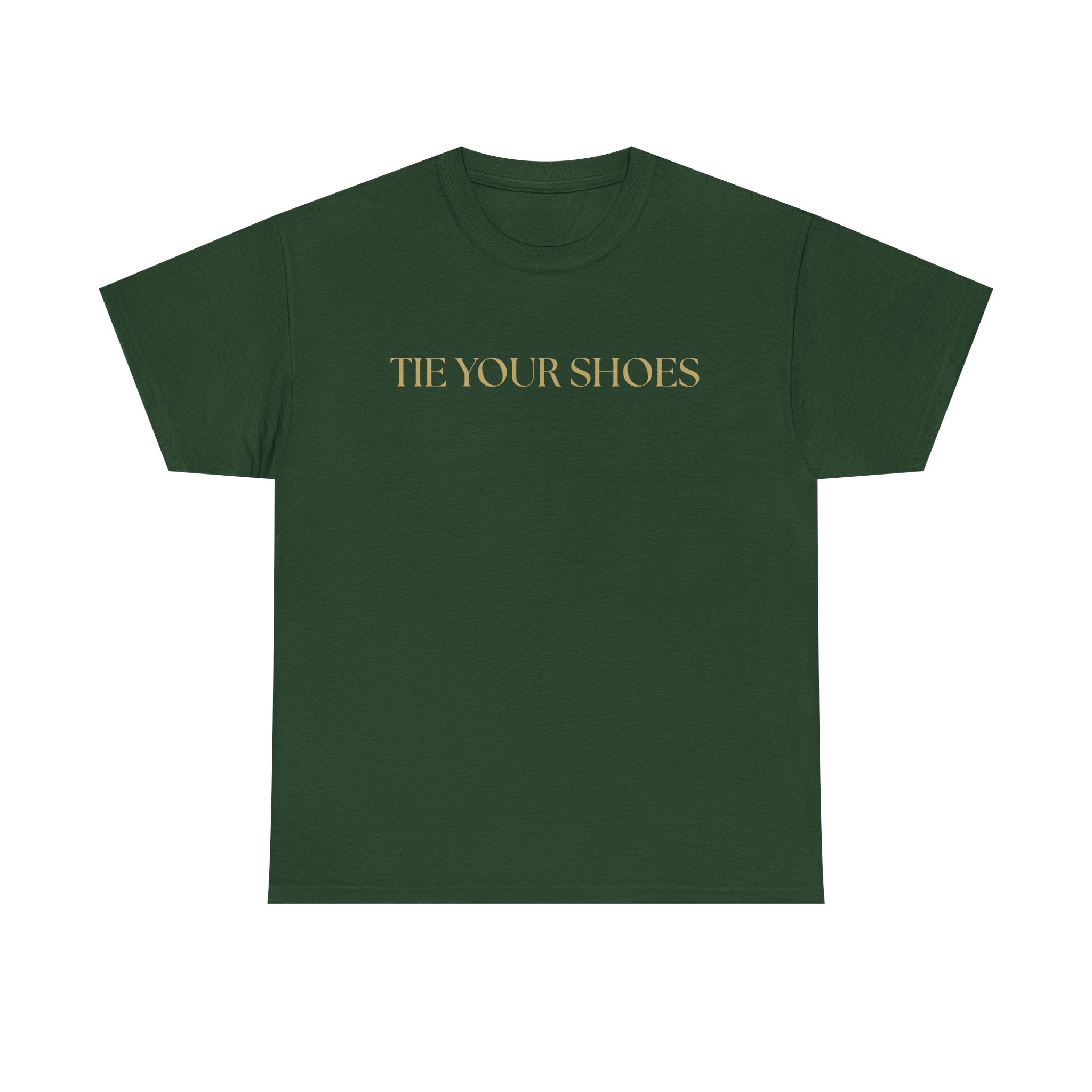 Unisex Heavy Cotton Tee "Tie your shoes"