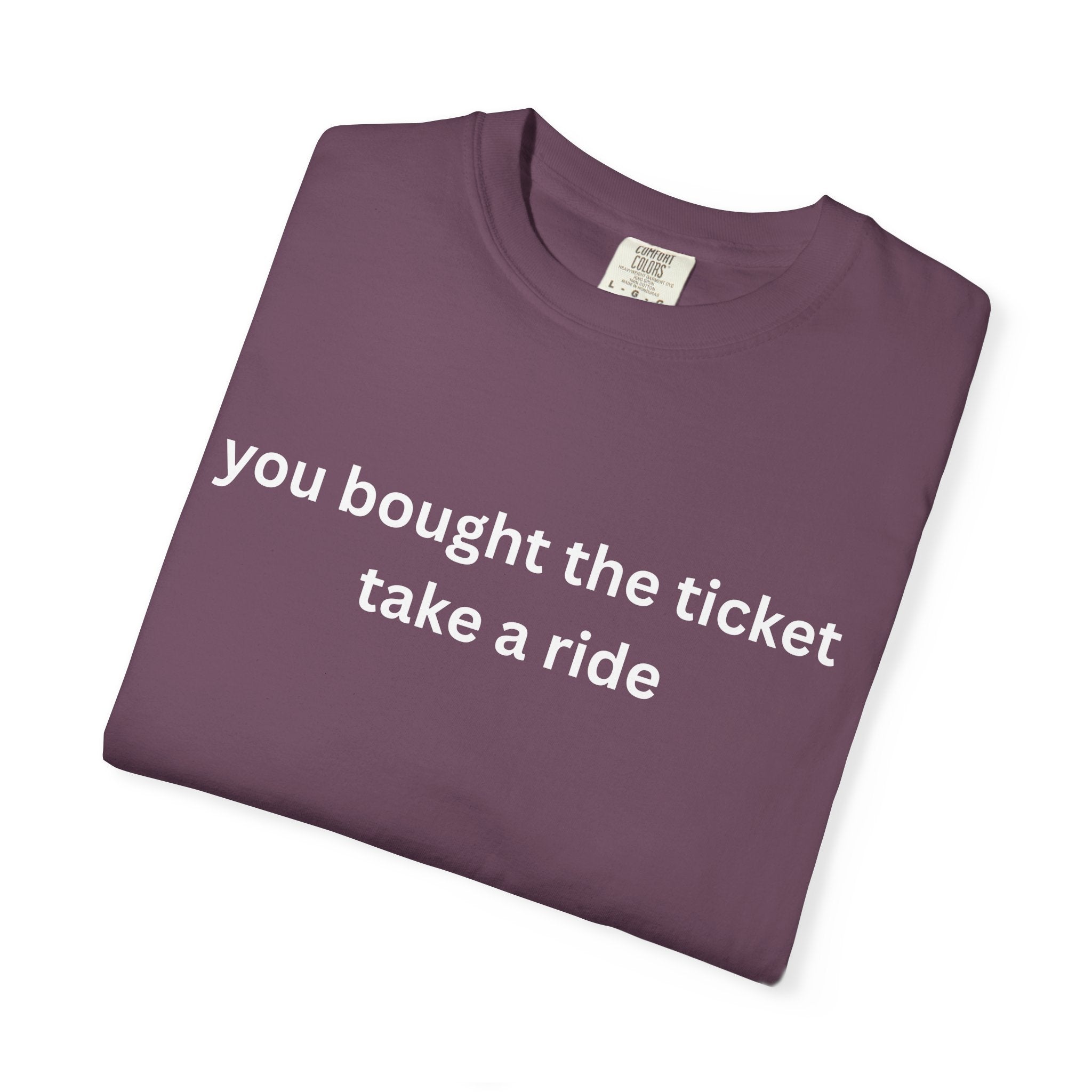 Adventure Awaits Unisex T-Shirt, Casual Wear, "You bought the ticket"