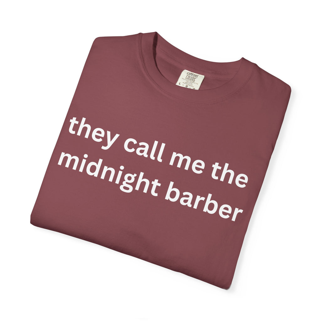 Midnight Barber T-Shirt, Casual Unisex Tee